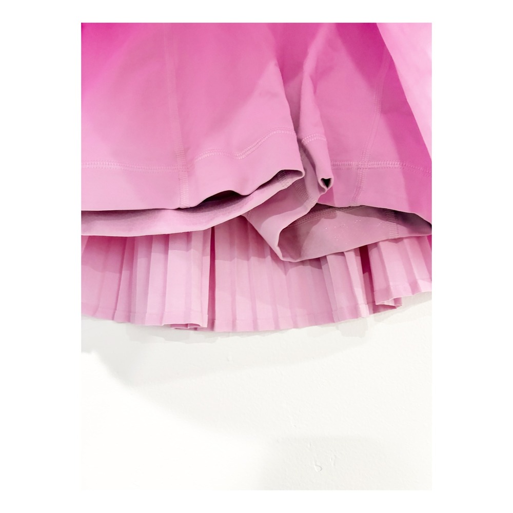 Lululemon Varsity Pleated Skirt Pink Athletic Tennis Golf Skort Size 0 - Picture 3 of 5